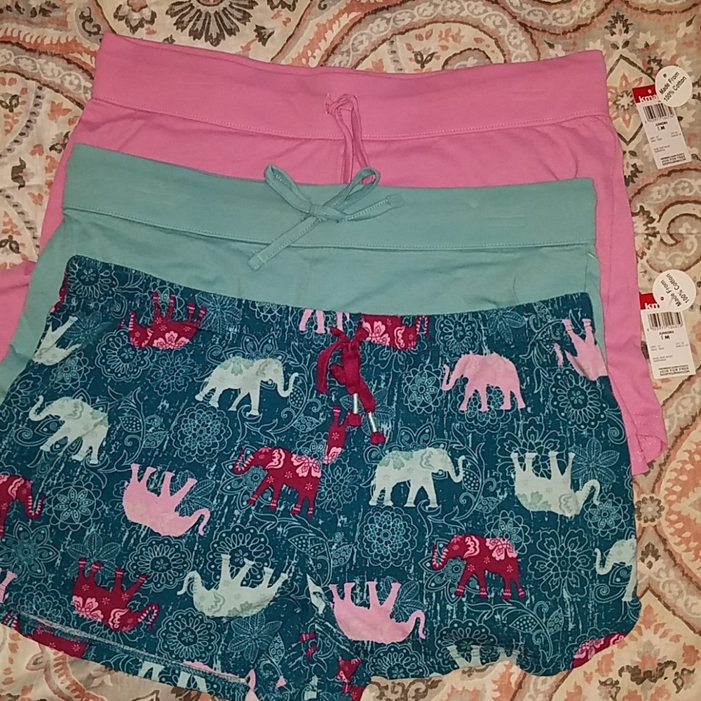 Lounge shorts. Sleep shorts bundle.